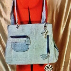 Denim y2k mcbling handbag